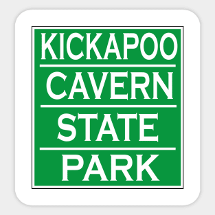 KICKAPOO CAVERN STATE PARK TEXAS Sticker